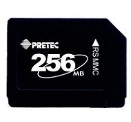 PRETEC Reduced Size MMCmobile MultiMedia Card 256MB Dual Voltage - Memory Card