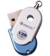 PRETEC FlashDrive iDisk Tiny Luxury 128MB USB 2.0 - Flash Drive
