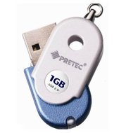PRETEC FlashDrive iDisk Tiny Luxury 1GB USB2.0 - Flash Drive