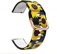 Drakero Silikonový pro 20mm Quick Release slunečnice - Řemínek