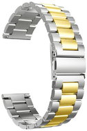 Drakero Kovový řemínek stříbrno-zlatý 20 mm - Watch Strap