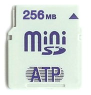 ATP Mini Secure Digital 256MB Super High Speed 60x - odolná proti vodě, prachu, extrémním teplotám - Memory Card