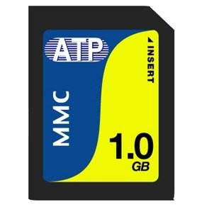 ATP MMC MultiMedia Card 1GB 60x - odolná proti vodě, prachu, extrémním teplotám - Memory Card - Main image
