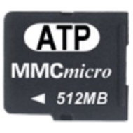 ATP MMCmicro MultiMedia Card 512MB 66x - odolná proti vodě, prachu, extrémním teplotám + adaptér pro - Memory Card