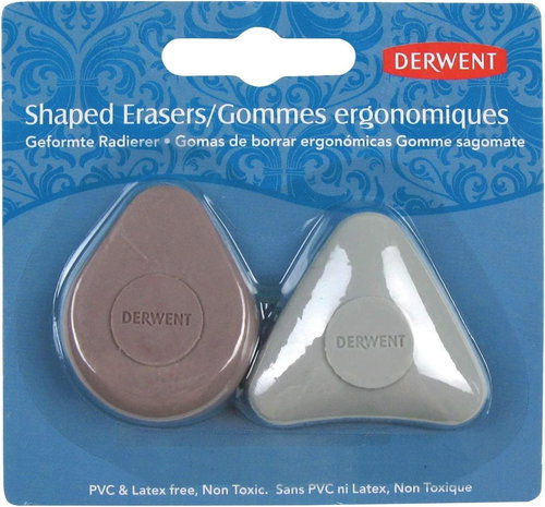 DERWENT Shaped Erasers - 2er-Pack - Gummi - Hauptbild