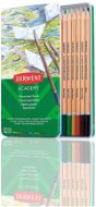 DERWENT Academy Aquarellstifte Zinn in Zinndose, sechseckig, 12 Farben - Buntstifte