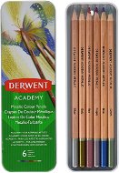 DERWENT Academy Metallic Colour Pencils v plechovej škatuľke, šesťhranné, 6 farieb - Pastelky