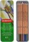 DERWENT Academy Metallic Colour Pencils v plechové krabičce, šestihranné, 6 barev - Pastelky