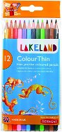 DERWENT Lakeland ColourThin, šesťhranné, 12 farieb - Pastelky