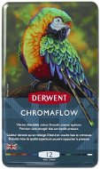 DERWENT Proffesional Chromaflow v plechovej krabičke, 12 farieb - Pastelky