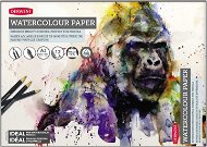 Vázlattömb DERWENT Watercolour Paper A2 / 12 lap / 300g/m2 - Skicák