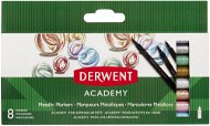 DERWENT Academy Markers filctoll, Metallic, 8 szín - Filctoll