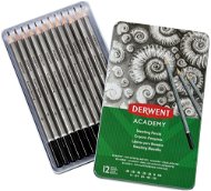 Ceruzka DERWENT Academy Sketching Pencils Tin v plechovej škatuľke, šesťhranná – súprava 12 tvrdostí - Tužka