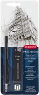 DERWENT Precision Mechanical Pencil Set 0.7 mm HB, 15 inks in pack + 3 erasers - Micro Pencil