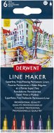 DERWENT Line Maker Colour 0,3 mm, 6 farieb - Linery