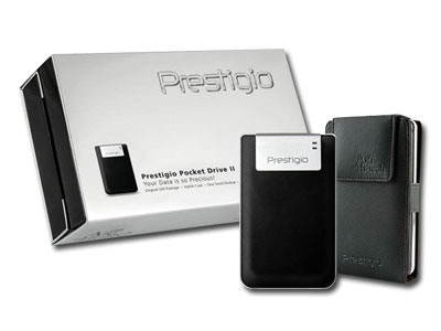 PRESTIGIO POCKET II 80GB černá kůže - External Hard Drive - Main image