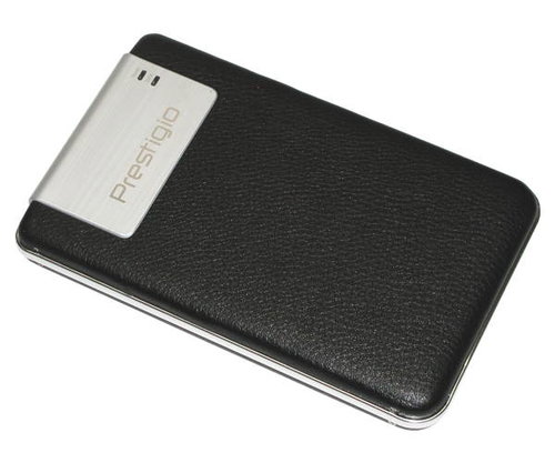 PRESTIGIO 80GB Data Safe II. černá kůže (black leather), 2.5" externí HDD, USB2.0 - External Hard Drive - Main image