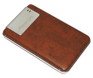 PRESTIGIO 100GB Data Safe II. hnědá kůže (brown leather), 2.5" externí HDD, USB2.0 - External Hard Drive