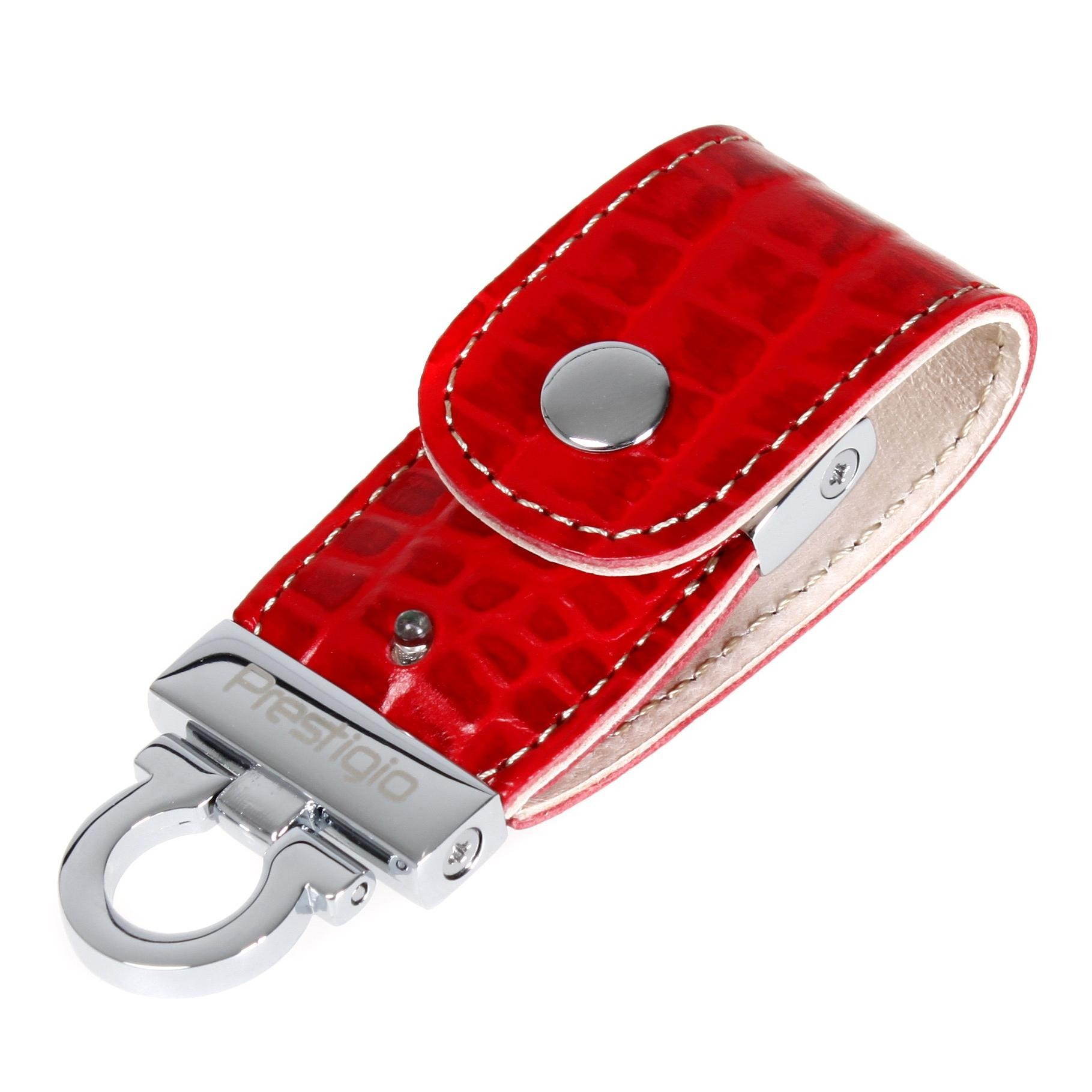 PRESTIGIO Leather Luxury 4GB červený - Flash Drive | Alza.cz