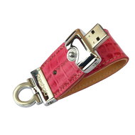 PRESTIGIO FlashDrive Leather Luxury "Limited Edition" 16GB USB2.0 - pink leather - Flash Drive