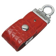 PRESTIGIO FlashDrive Leather Luxury "Limited Edition" 16GB USB2.0 - red leather - Flash Drive