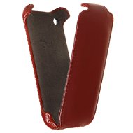 PRESTIGIO iPhone 3G Leather Case red Plane leather - Leather Case