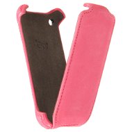 PRESTIGIO iPhone 3G Leather Case pink Nubuck leather - Leather Case
