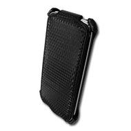 PRESTIGIO iPhone 3G Leather Case black carbon - Leather Case