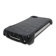 PRESTIGIO iPhone 4 Case black crocodile - Leather Case