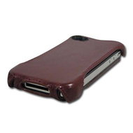 PRESTIGIO iPhone 4 Case wine red - Leather Case