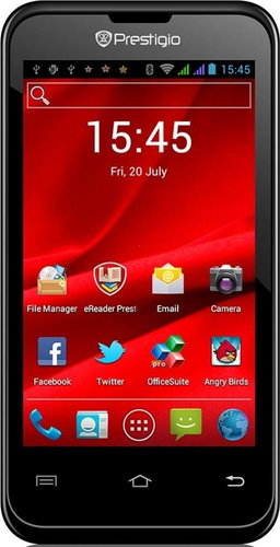 Prestigio MultiPhone 4044 DUO Black Main image Prestigio MultiPhone 4044 DUO Black - Mobile Phone - Main image