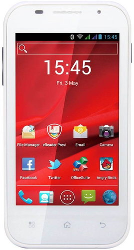 Prestigio MultiPhone 4044 DUO White - Handy - Hauptbild