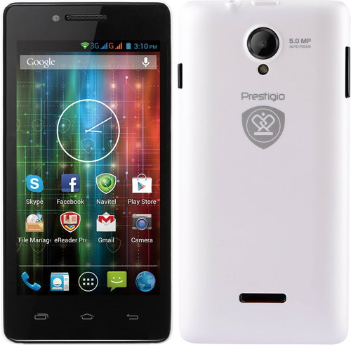 Prestigio MultiPhone 5451 DUO bílý - Handy - Hauptbild