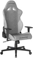 DXRACER GLADIATOR šedo-bílá, látková - Herní židle