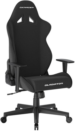 DXRACER GLADIATOR black, fabric - Gaming Chair - Main image