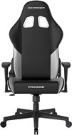 DXRacer PRINCE black and white, leatherette - Gaming Chair