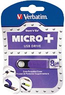 Verbatim Store 'n' Go Micro+ 8GB Violet - Flash Drive