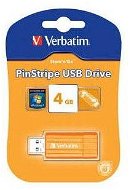 Verbatim Store 'n' Go PinStripe 4GB orange - Flash Drive