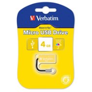 Verbatim Store 'n' Go Micro 4GB yellow - Flash Drive
