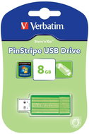 Verbatim Store 'n' Go PinStripe 8GB eucalyptus green - Flash Drive