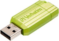 Verbatim Store 'n' Go PinStripe 16 GB, eukalyptovo zelený - USB kľúč