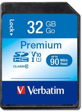 VERBATIM Premium SDHC 32 GB UHS-I V10 U1 - Pamäťová karta - Hlavný obrázok