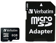 Verbatim Micro Secure Digital 8GB SDHC Class 4 + SD adaptér - Memory Card