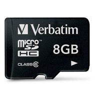 Verbatim MicroSDHC 8GB Class 6 - Memory Card