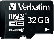 Verbatim MicroSDHC 32GB Class 10 - Memory Card