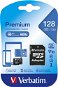 Memory Card Verbatim Premium microSDXC 128GB UHS-I V10 U1 + SD Adapter - Paměťová karta
