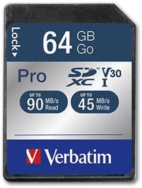 VERBATIM Pro SDXC 64GB - Speicherkarte - Hauptbild