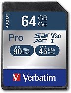 VERBATIM Pro SDXC 64GB - Memóriakártya