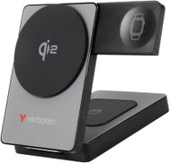 VERBATIM Charge 'n' Go 3v1 Qi2 Power Bank 5000 mAh šedá - Power Bank