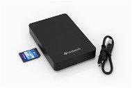 VERBATIM Store´n´ Go 2.5" 1TB black with card reader + 16GB SDHC Card - External Hard Drive